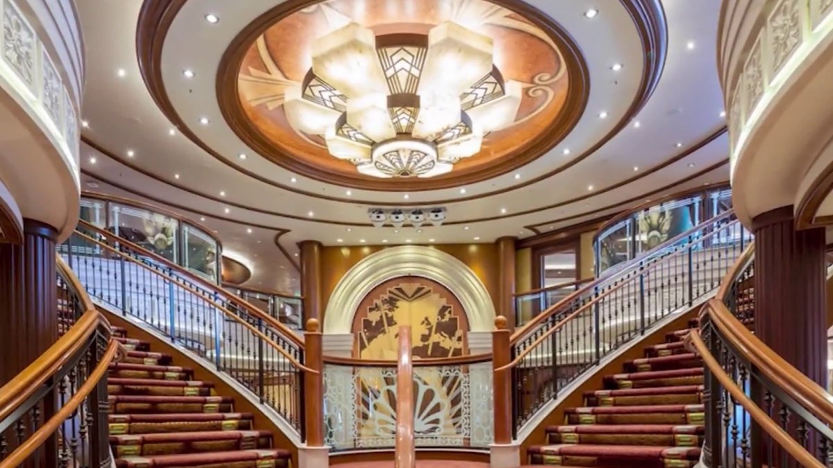 Q E 2 - Queen Elizabeth 2 Cunard Ocean Liner Linen Tea Towel - Wall Hanging  - Etsy, image size:1200x675