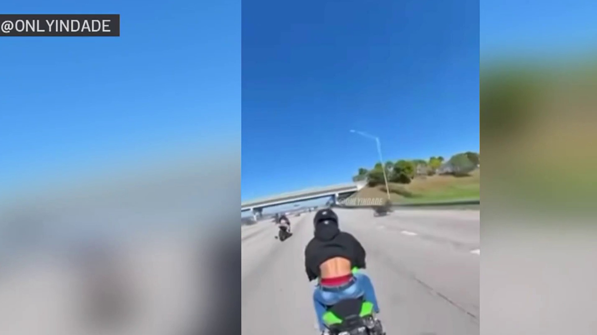 Video shows motorcycle crash that shut down I-75 in Miramar