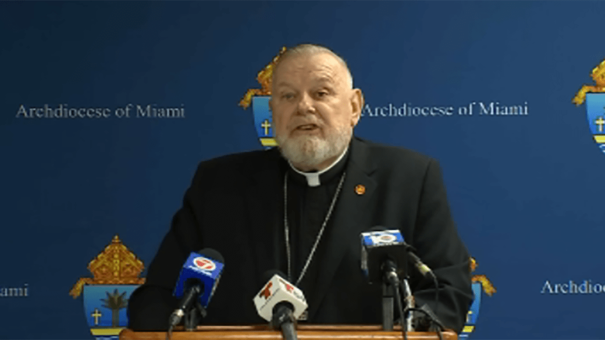 Archdiocese of Miami holds new conference as end of TPS for Haitians approaches
