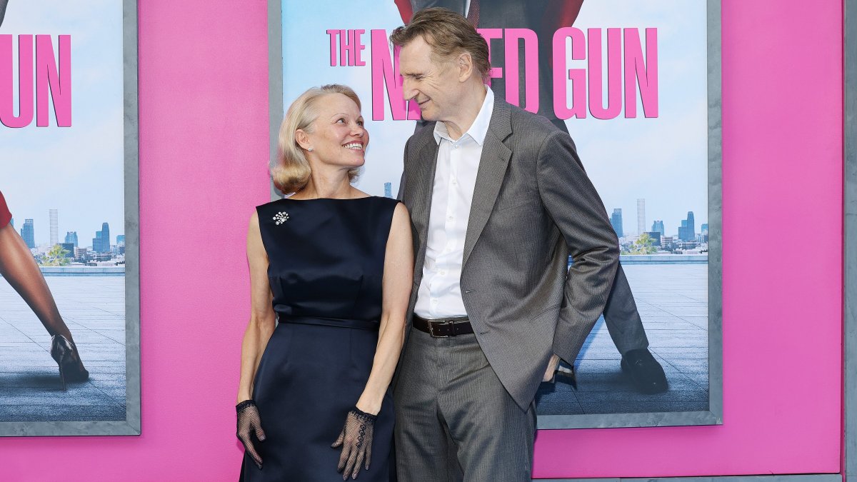 Pamela Anderson breaks silence on Liam Neeson romance