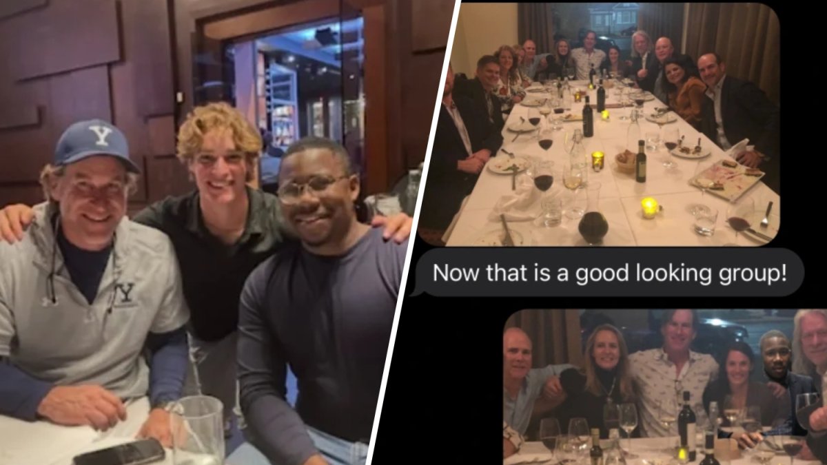 He was mistakenly added to a group text. Seven years later, they consider him family