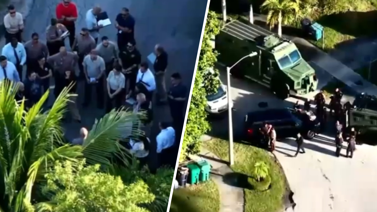 Video shows armored trucks outside Palmetto Estates home amid shooting investigation