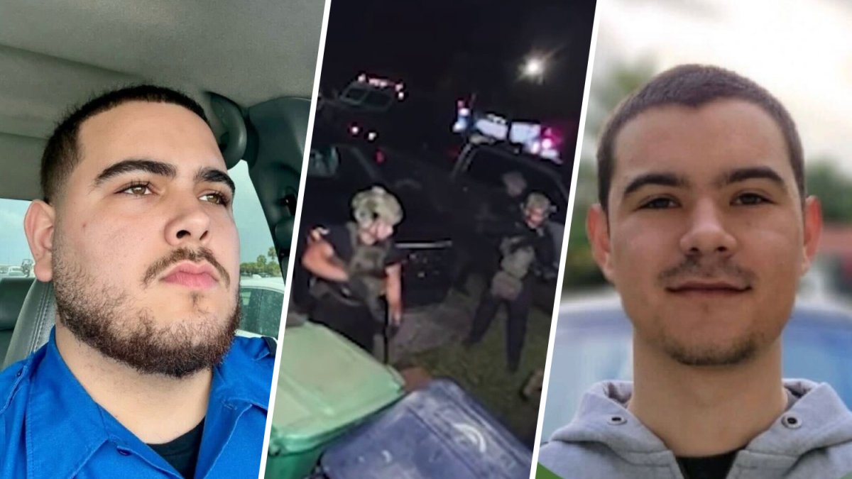 Judy Rodriguez said her son, 21-year-old Christopher Barata, was killed, and her other son, 25-year-old Cristian Barata, was the one arrested.