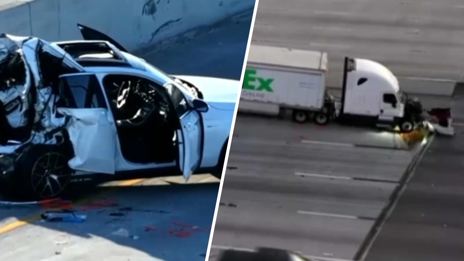 2 killed in FedEx truck, SUV crash on Florida's Turnpike at I-595 in Broward