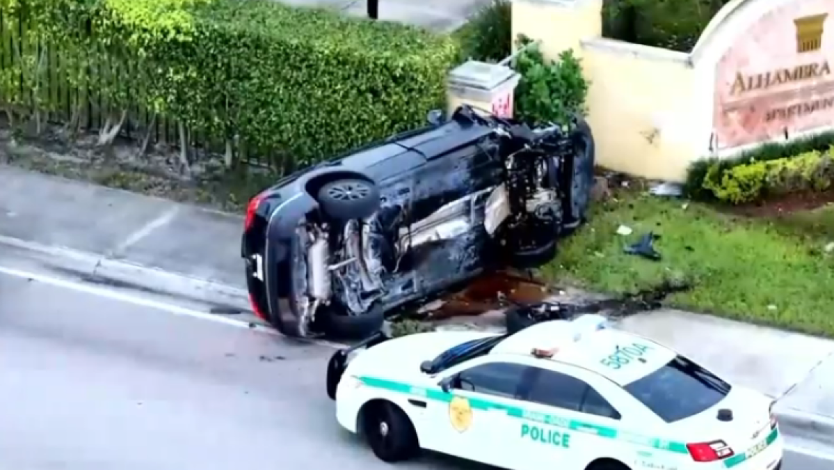 Woman hurt after SUV rolls over in Miami-Dade hit-and-run crash – NBC 6 ...