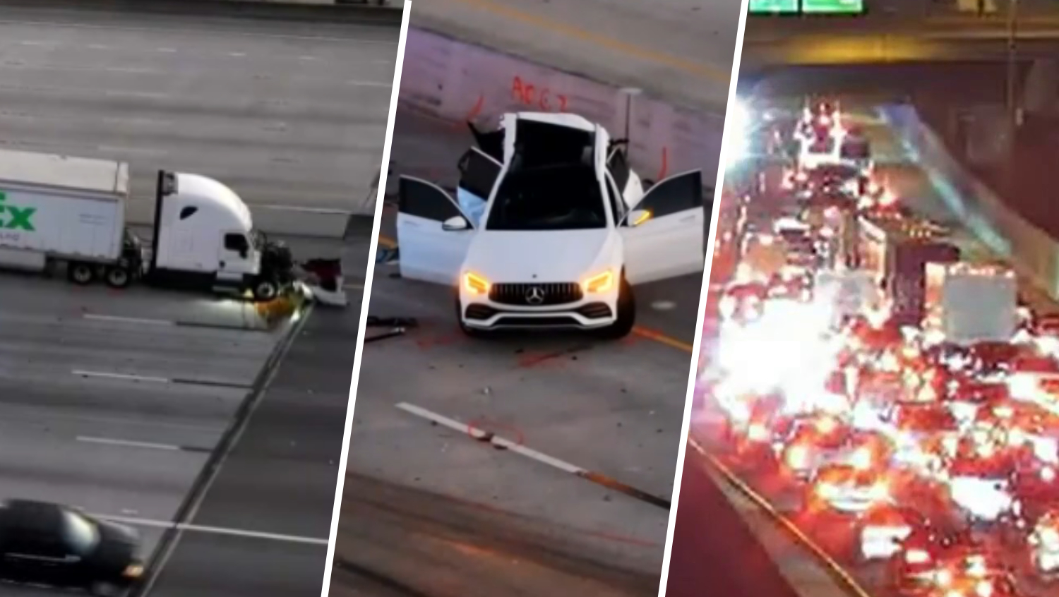 2 killed in FedEx truck, SUV crash on Florida's Turnpike at I-595 in Broward