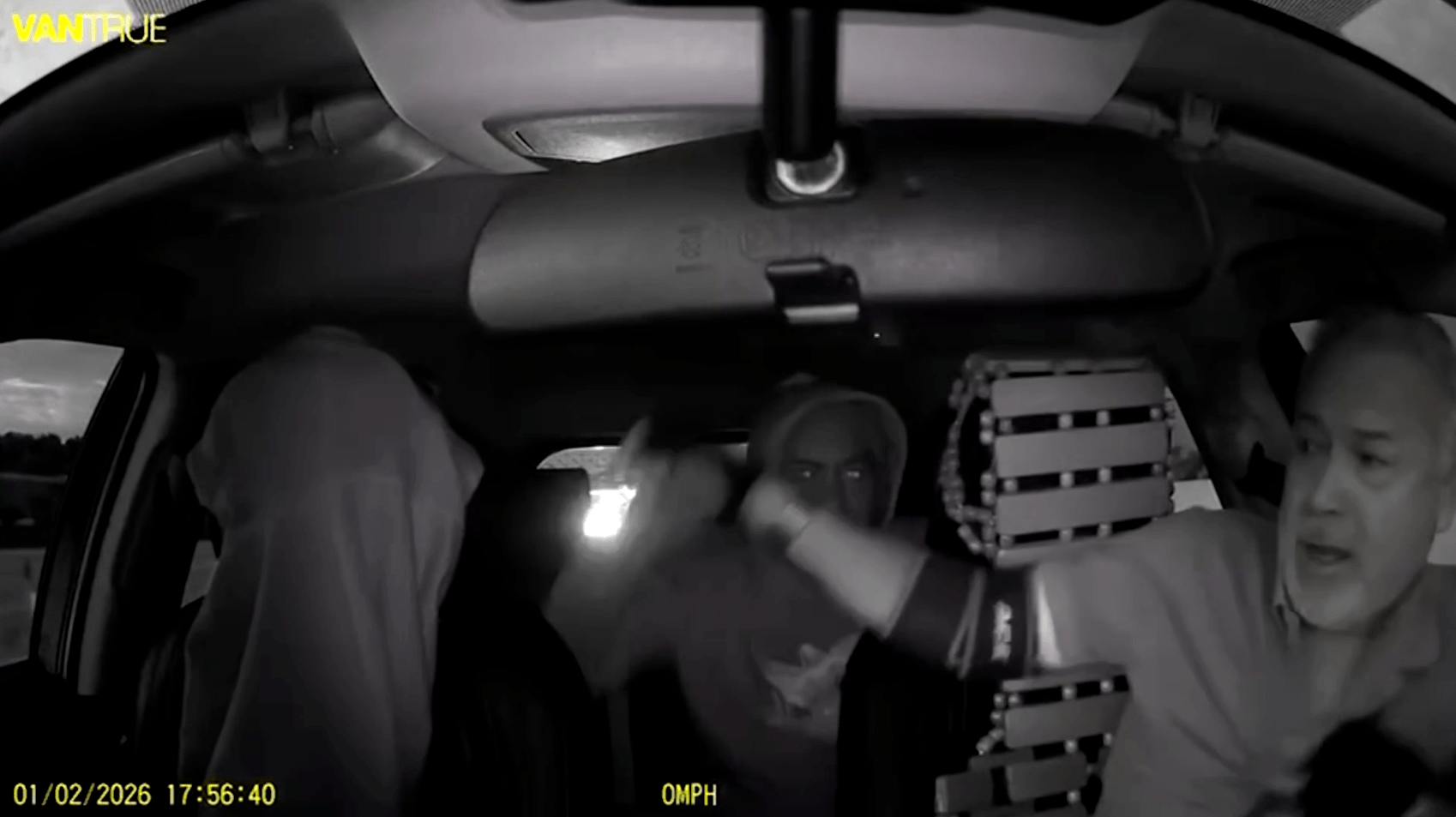 Dashcam captures passenger brutally beating Uber driver while traveling on I-95