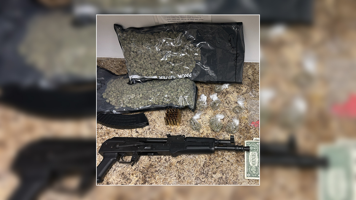 Person driving on wrong side of Plantation road had 2 pounds of pot, loaded rifle: Cops