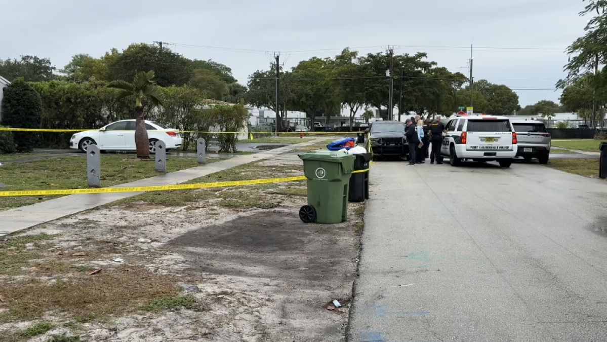 A Fort Lauderdale Police officer shot a dog that bit him after it killed a homeowner’s pet rabbit on Tuesday morning, officials said.
