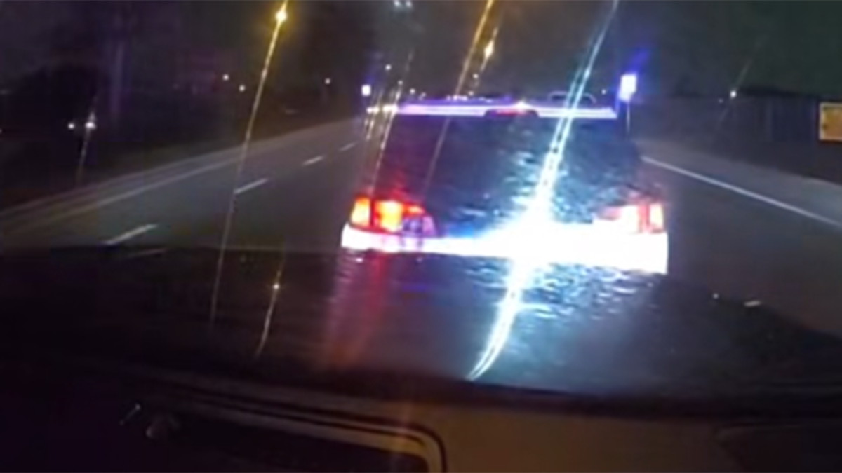 Dashcam video shows Hollywood Police using grappler to stop fleeing driver