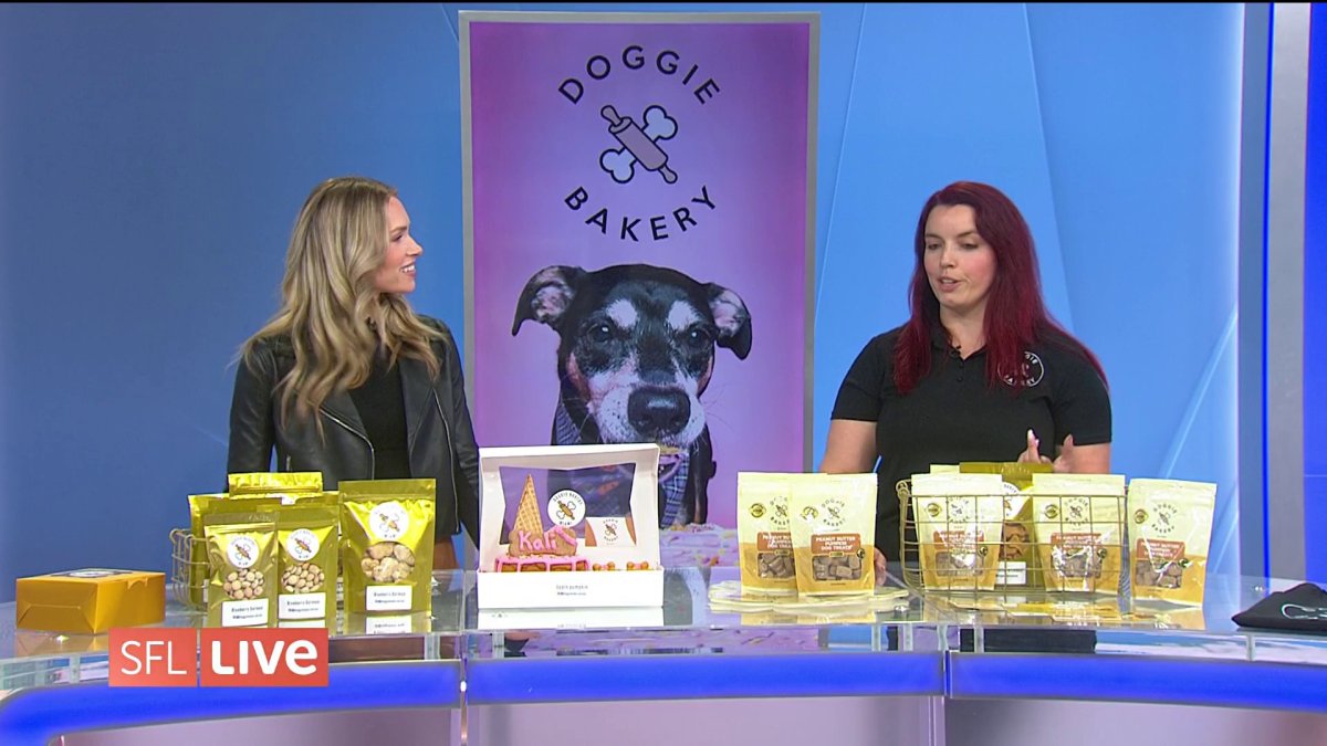 Doggie Bakery comes in studio!