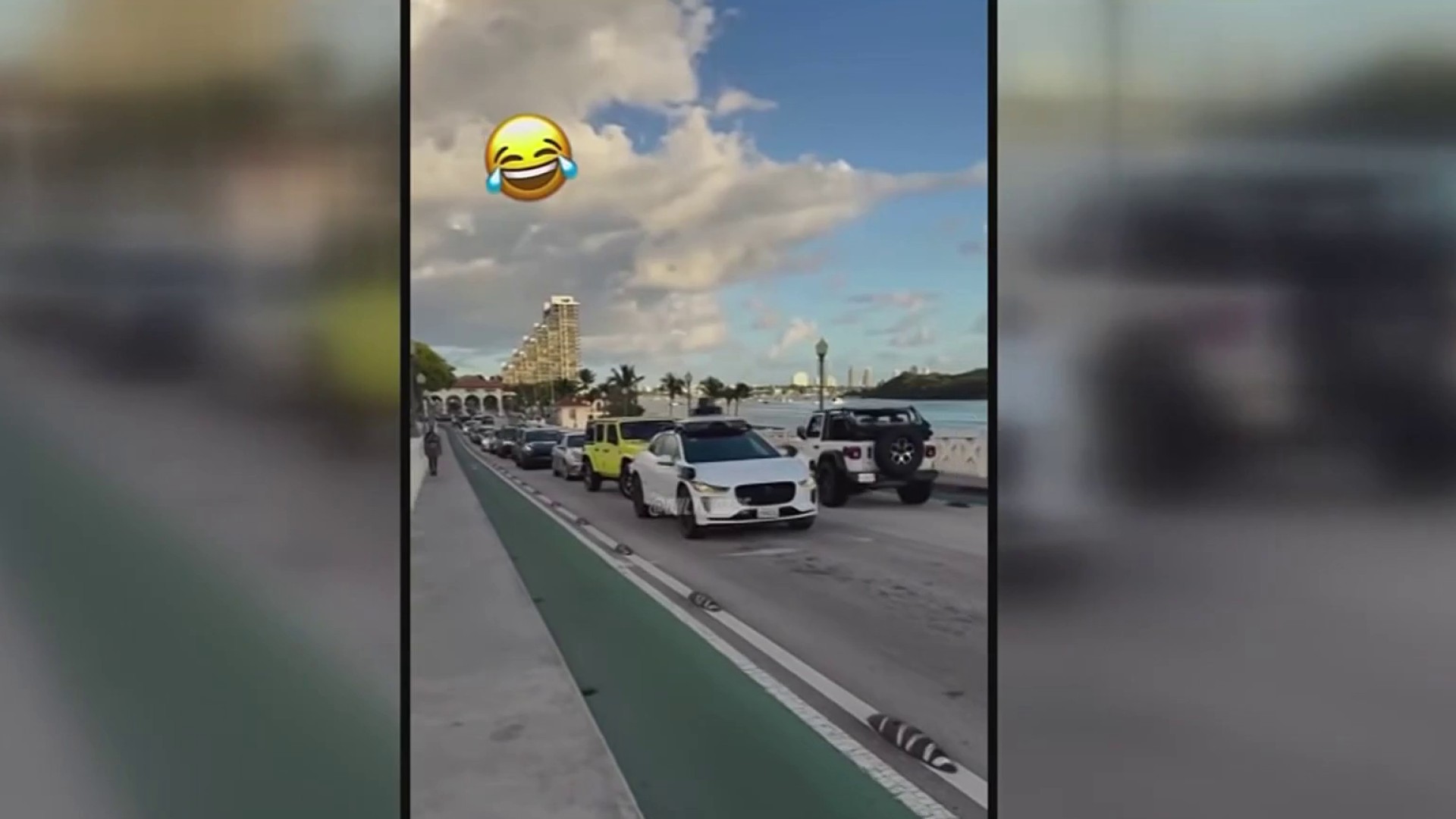 Waymo stops on Venetian Causeway, upsetting drivers and sparking safety concerns