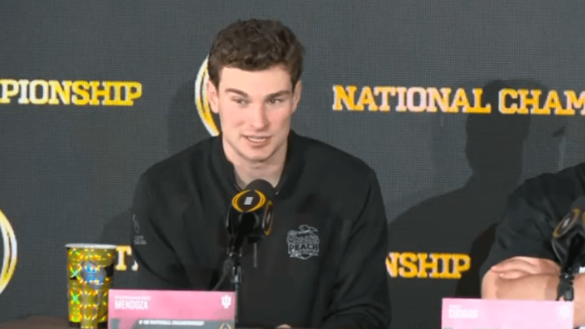 Indiana Hoosiers speak in Miami after CFP National Championship win