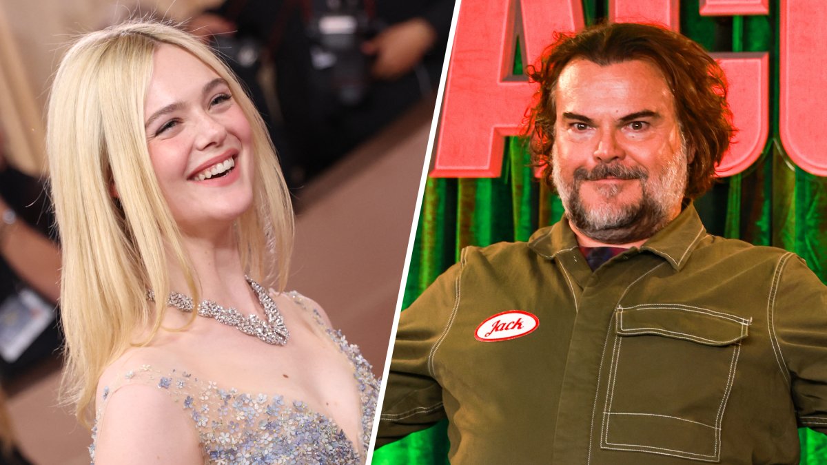 Elle Fanning reacts to Jack Black's shoutout after crush confession