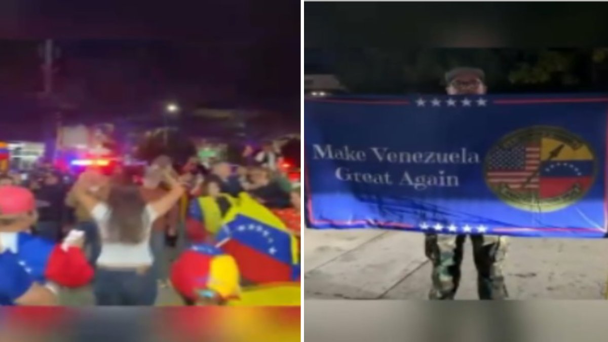 Venezuelans in South Florida celebrate Maduro's capture