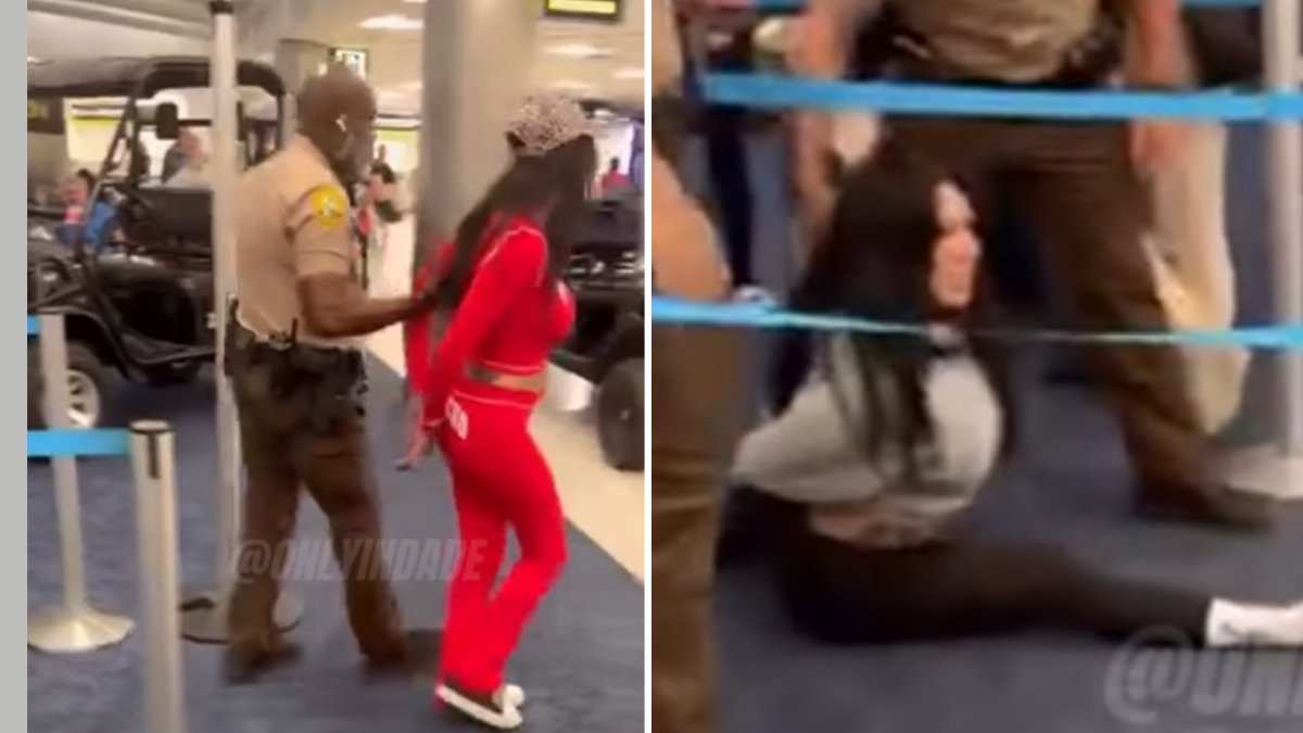 Video shows 2 OnlyFans models being arrested at MIA NBC 6 South Florida(02)