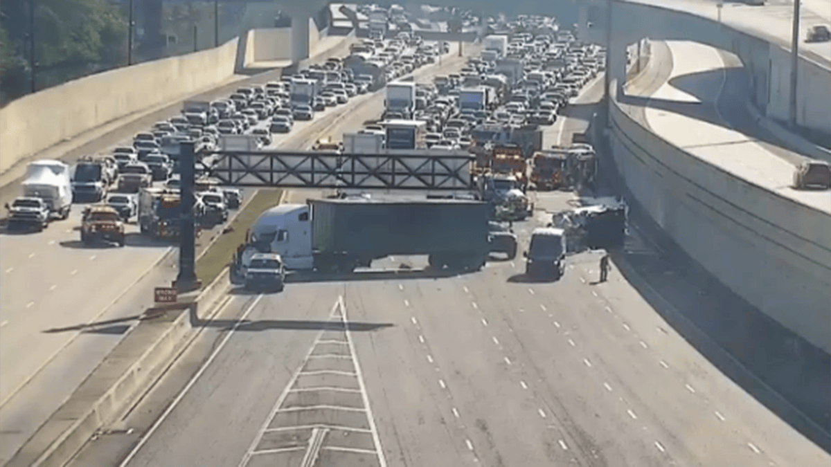 Tractor-trailer crash blocks lanes on I-595 in Broward – NBC 6 South ...