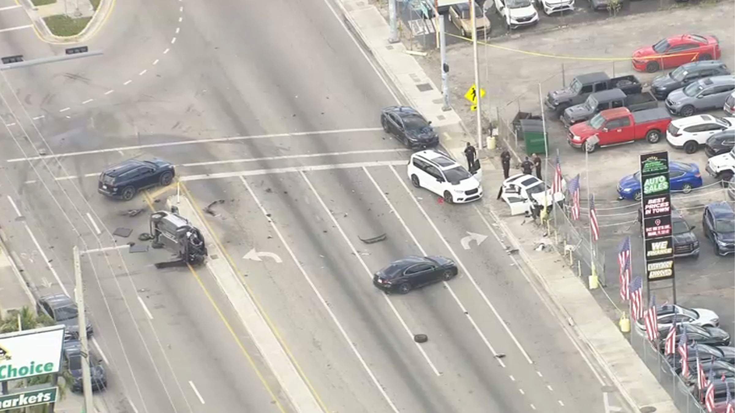 Burglary leads to chase and multi-car crash in West Little River: Deputies