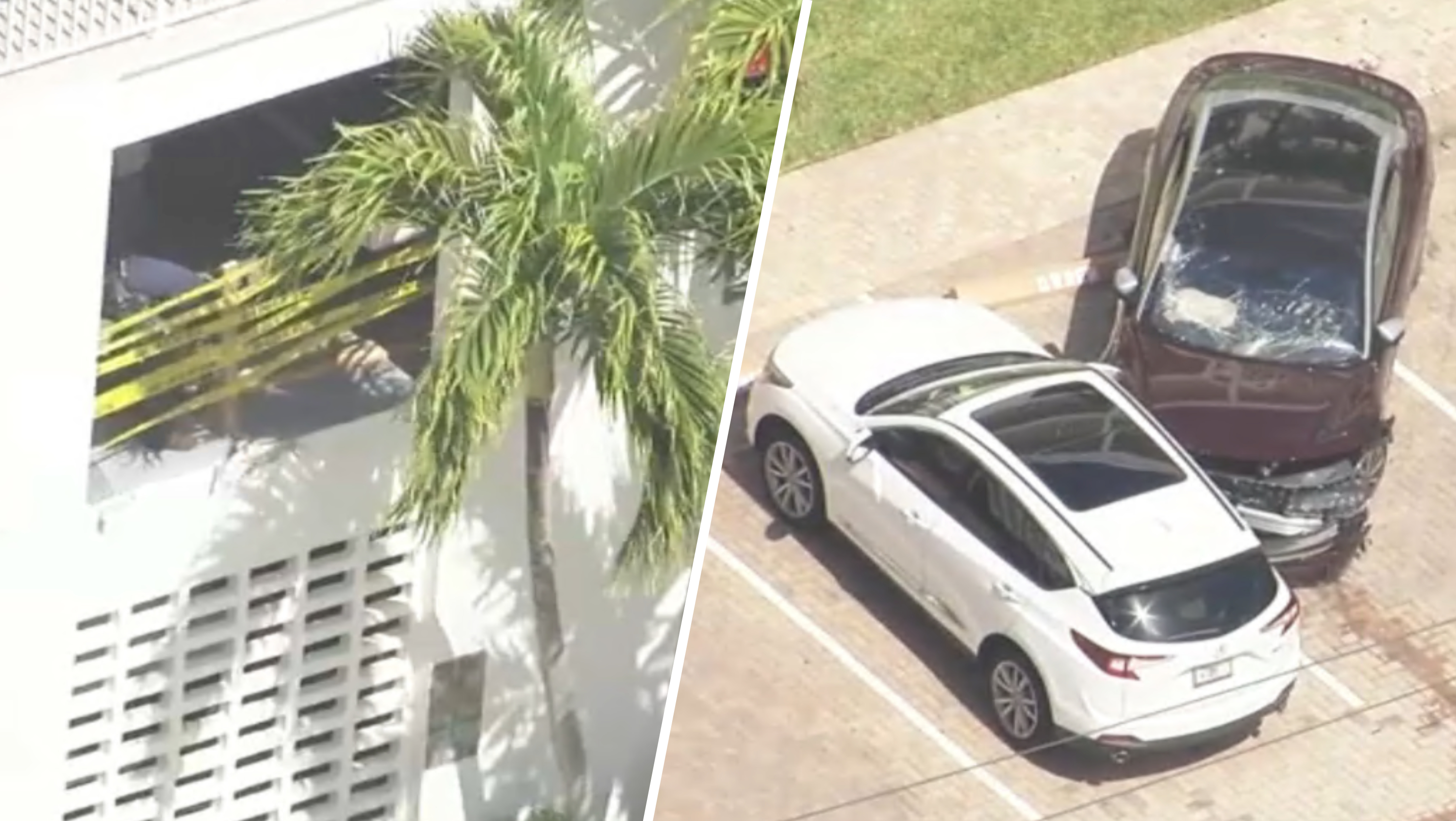 Car crashes, falls through second floor of Fort Lauderdale parking garage: Witnesses