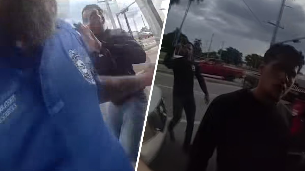 A Miami-Dade code enforcement officer said he was left bleeding after a violent road rage attack in southwest Miami-Dade, an incident he captured on his...