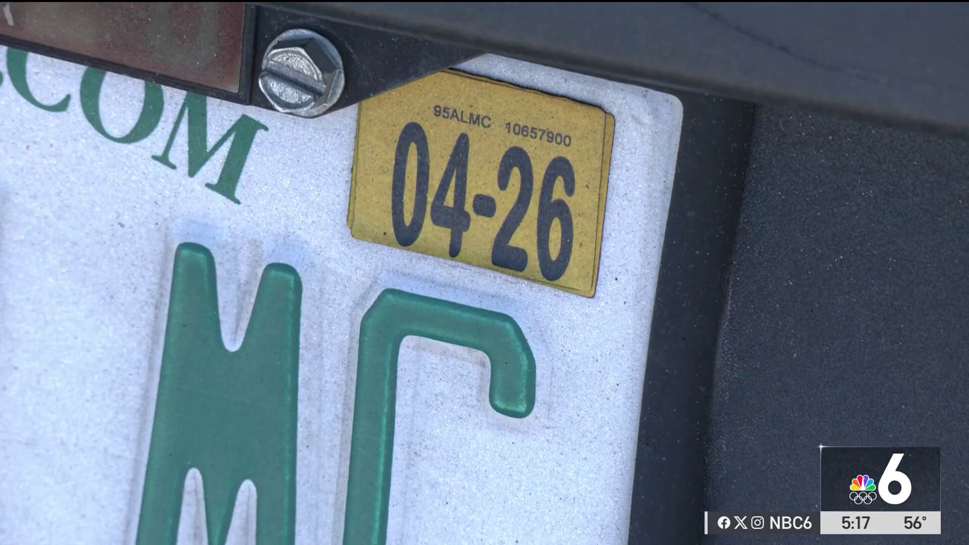 Bill to eliminate vehicle registration decals to be heard by the Florida House