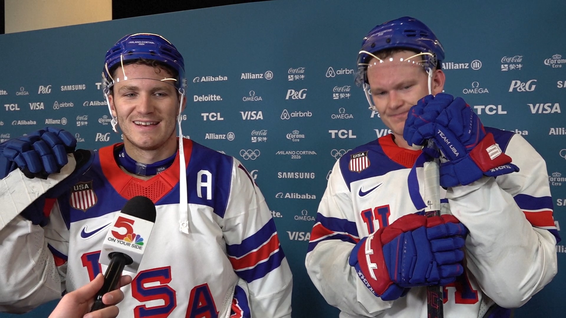The Tkachuk brothers are loving their Olympic village experience