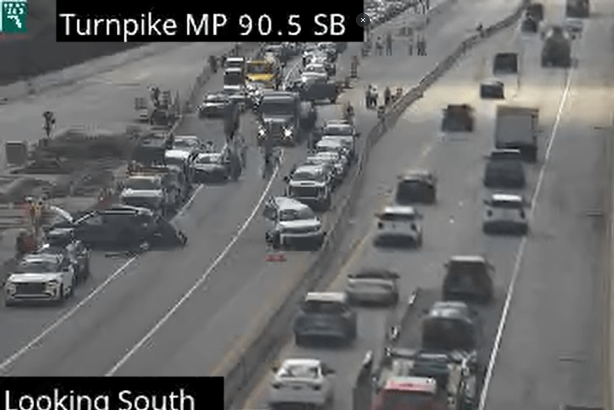 6 hospitalized, 1 dead after rollover crash on Turnpike in Boynton Beach: Fire Rescue