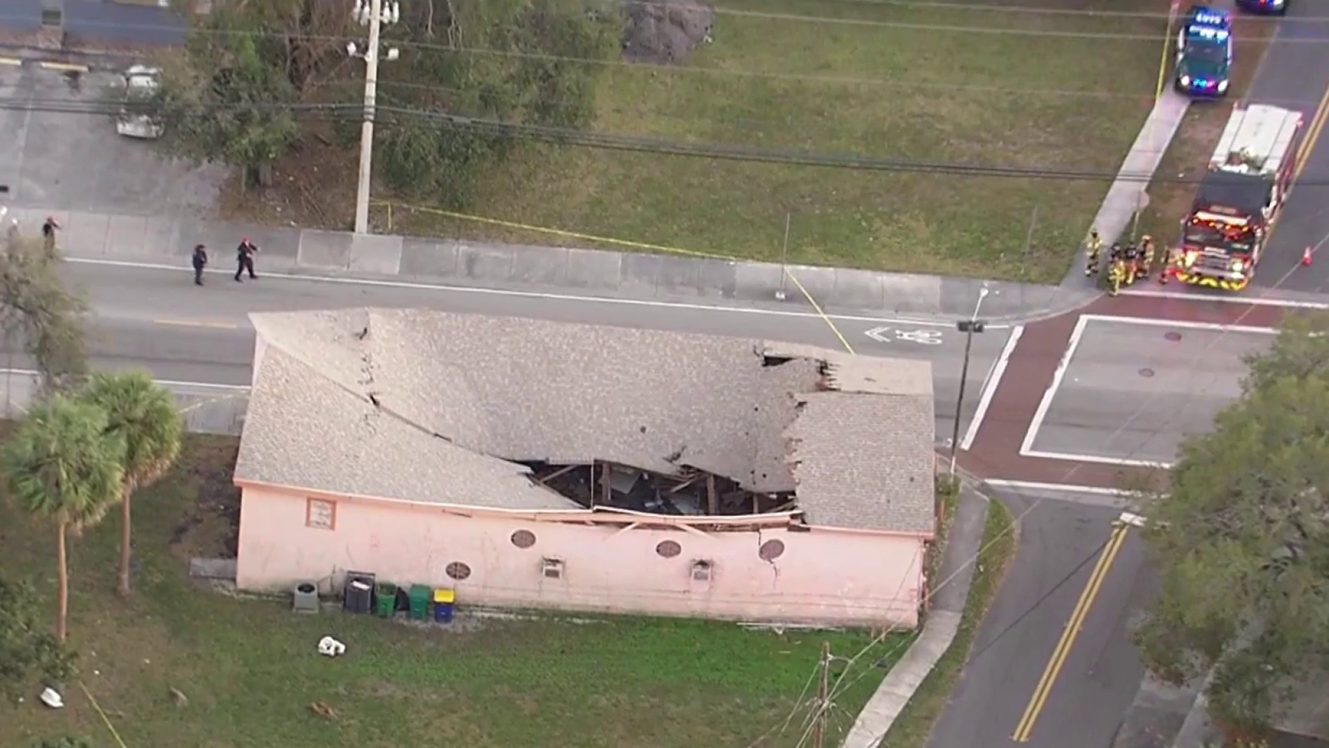 Roof collapses at vacant Dania Beach church