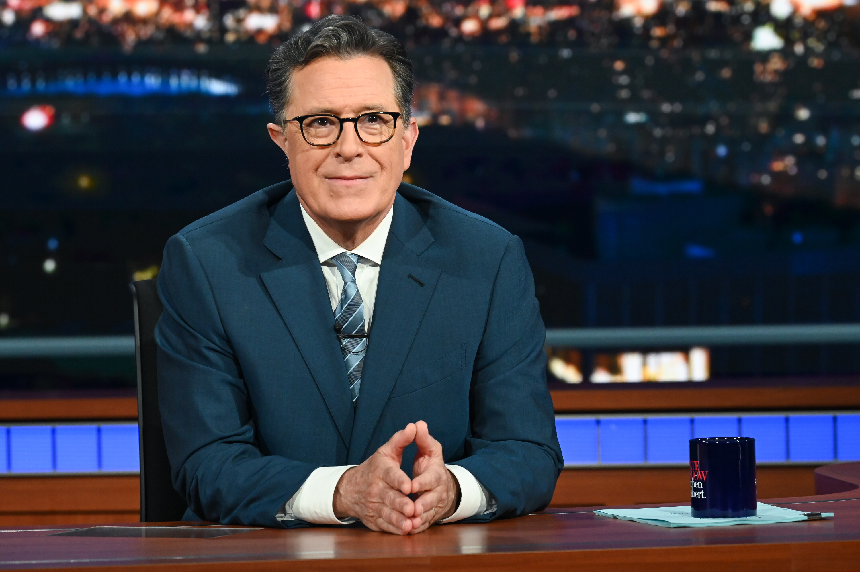 Late-night host Stephen Colbert isn't backing down from public dispute with CBS bosses