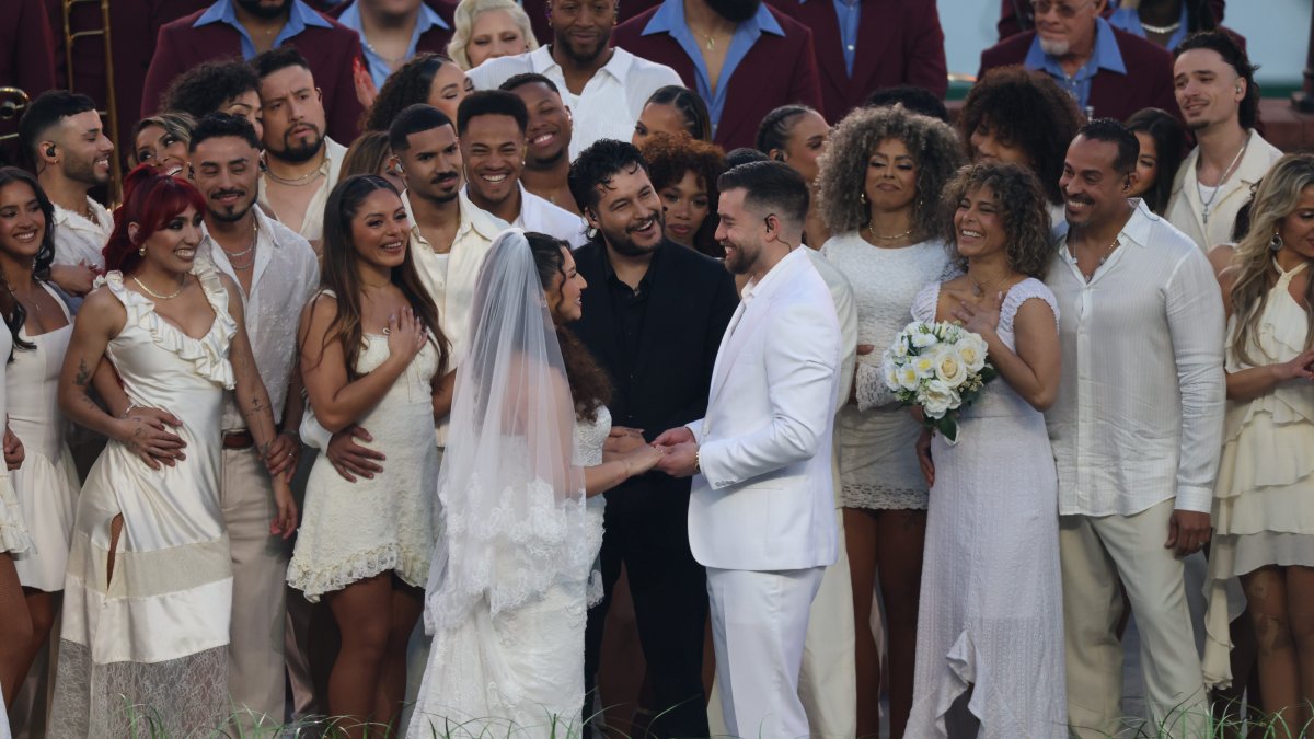 The wedding during Bad Bunny's halftime show was real