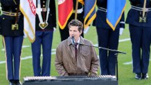 Charlie Puth performs the National Anthem