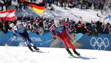Johannes Hoesflot Klaebo of Team Norway competes