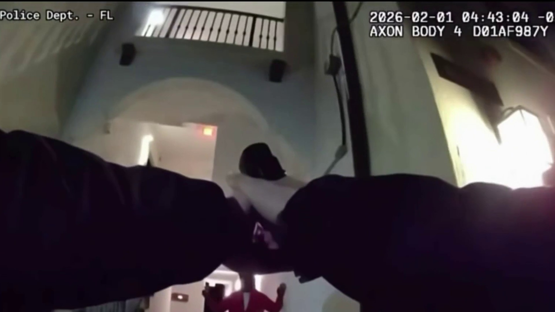 Bodycam video shows man arrested after ‘mule-kicking' apartment door in Hollywood
