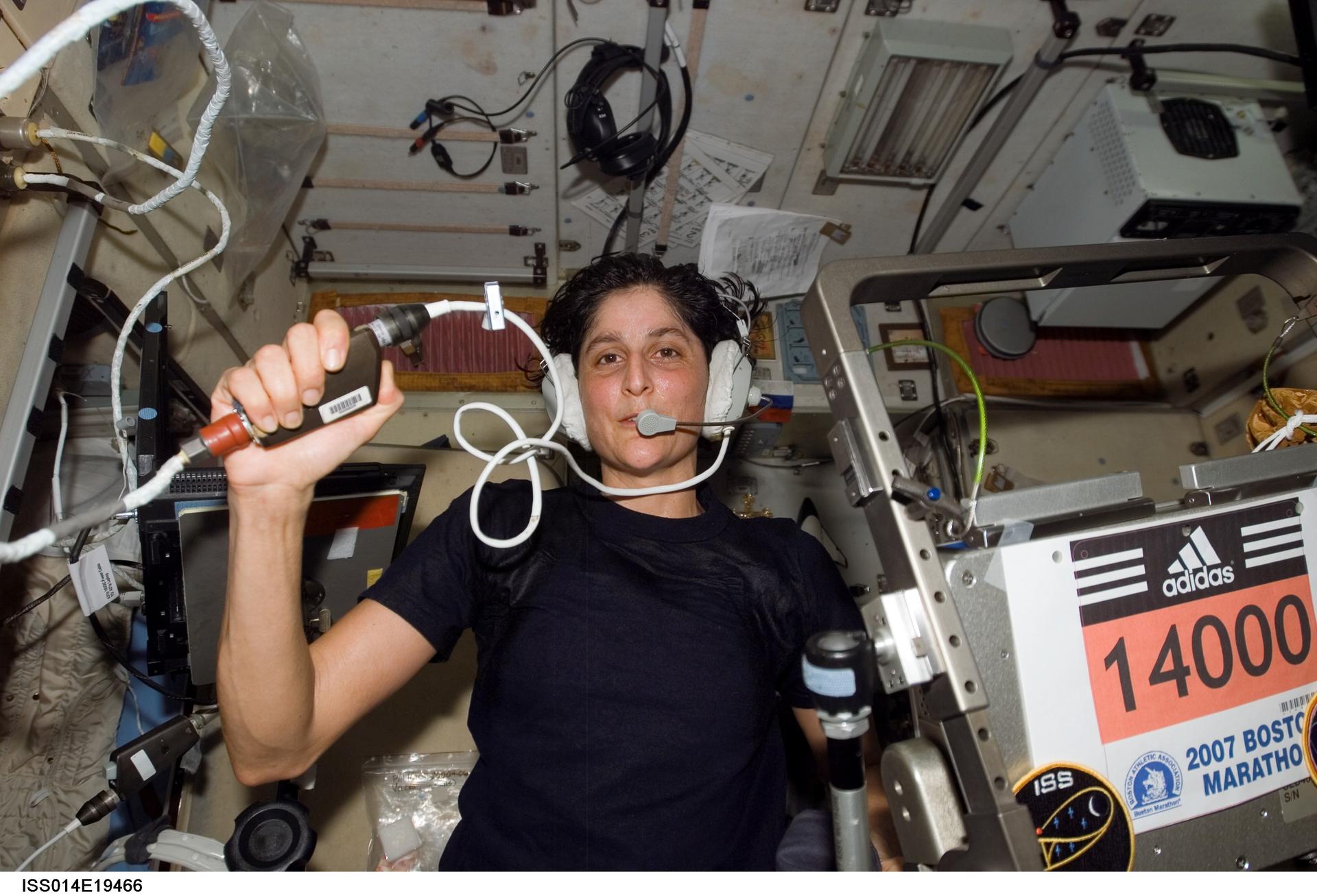 Suni Williams ran a Boston Marathon in space. Now she'll run it as an honoree
