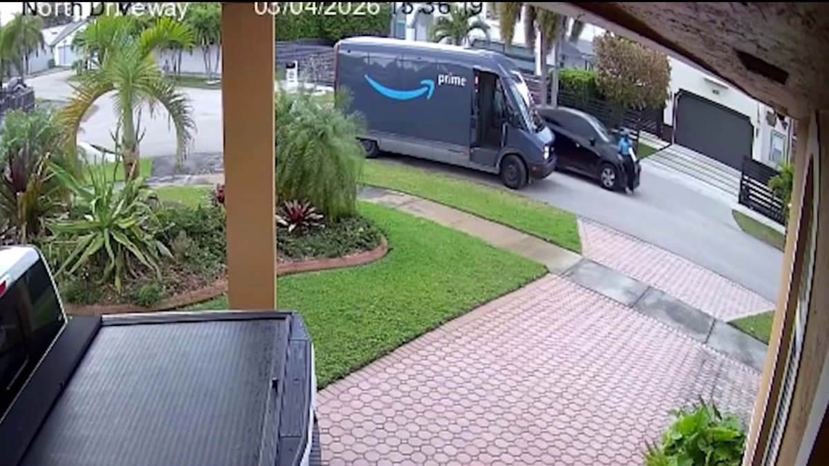 Video shows Amazon worker struck by hit-and-run driver in west Miami ...