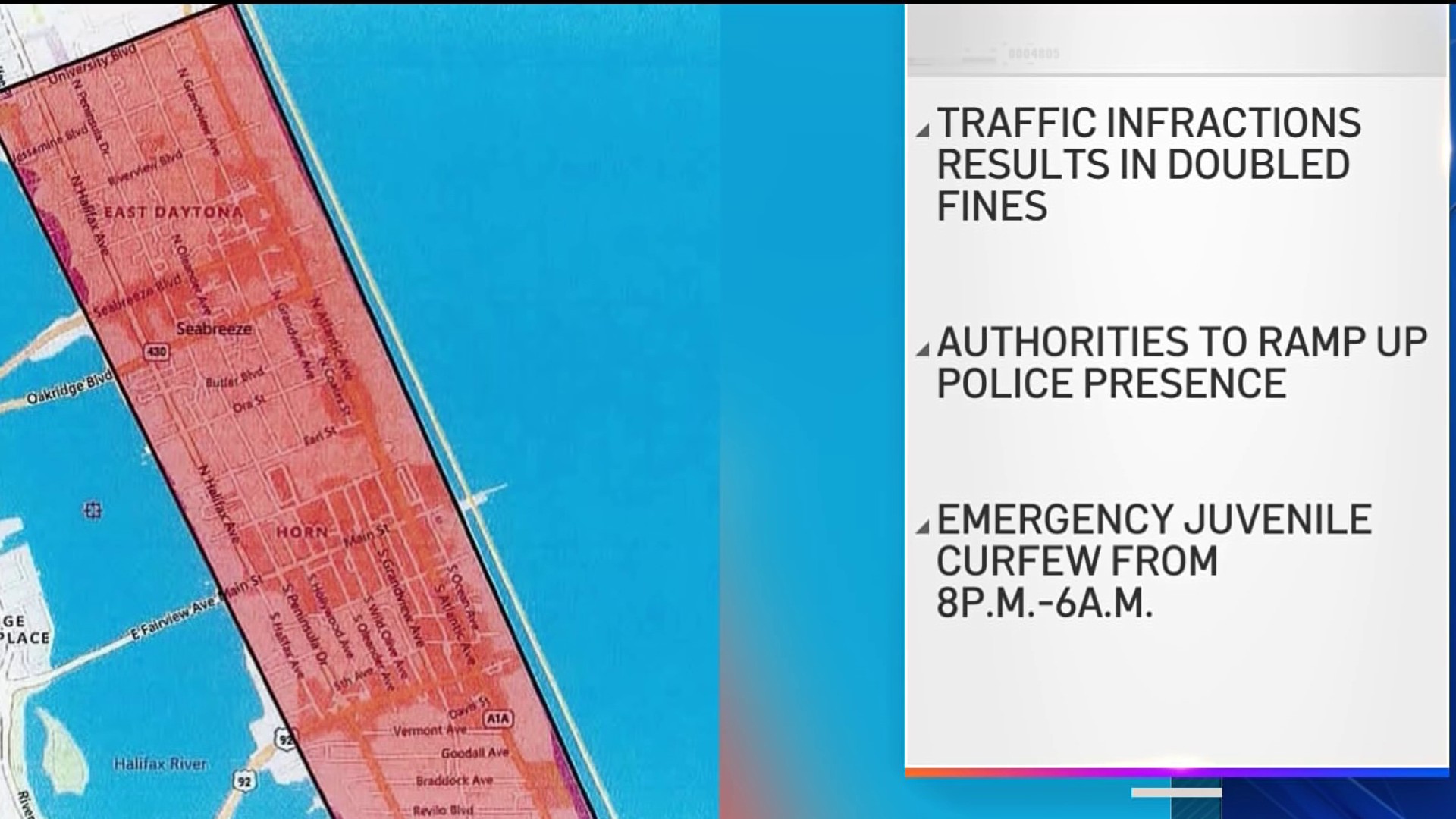 Daytona Beach enacts security measures after videos show chaotic spring break scene 