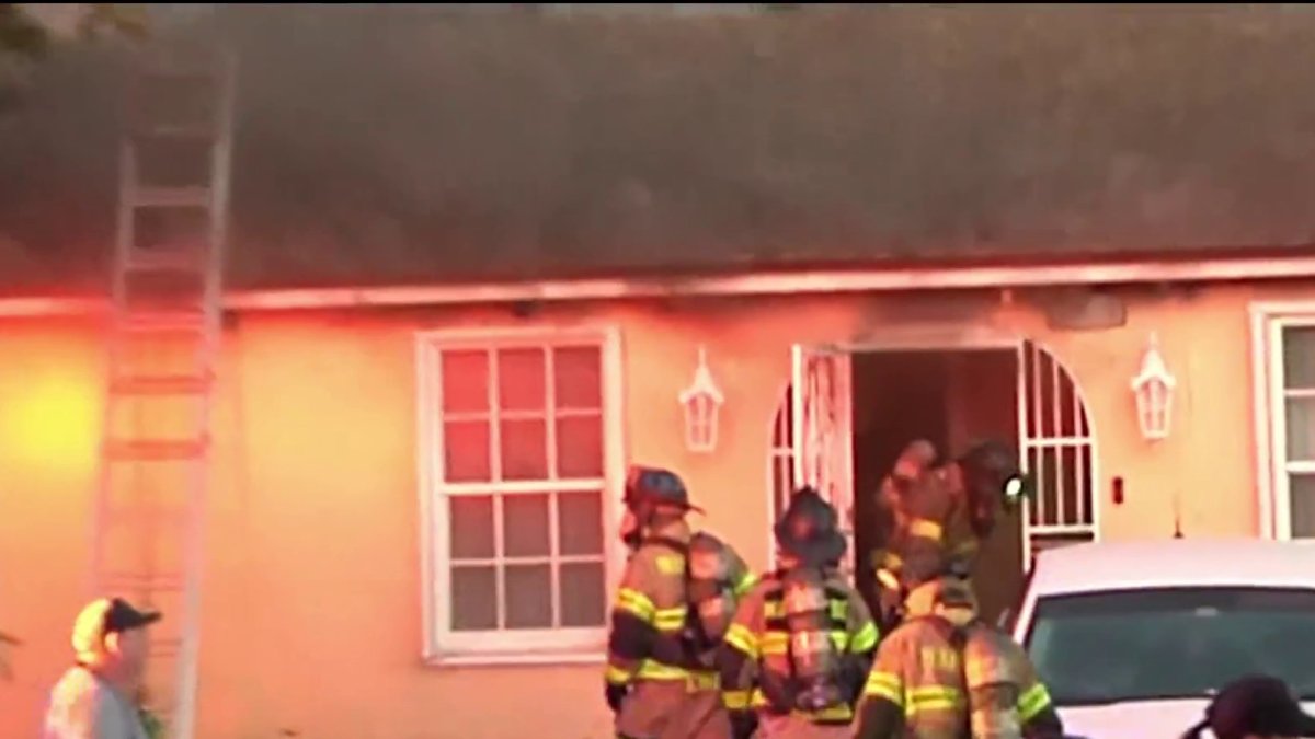 Crews battle house fire in Miami Gardens – NBC 6 South Florida