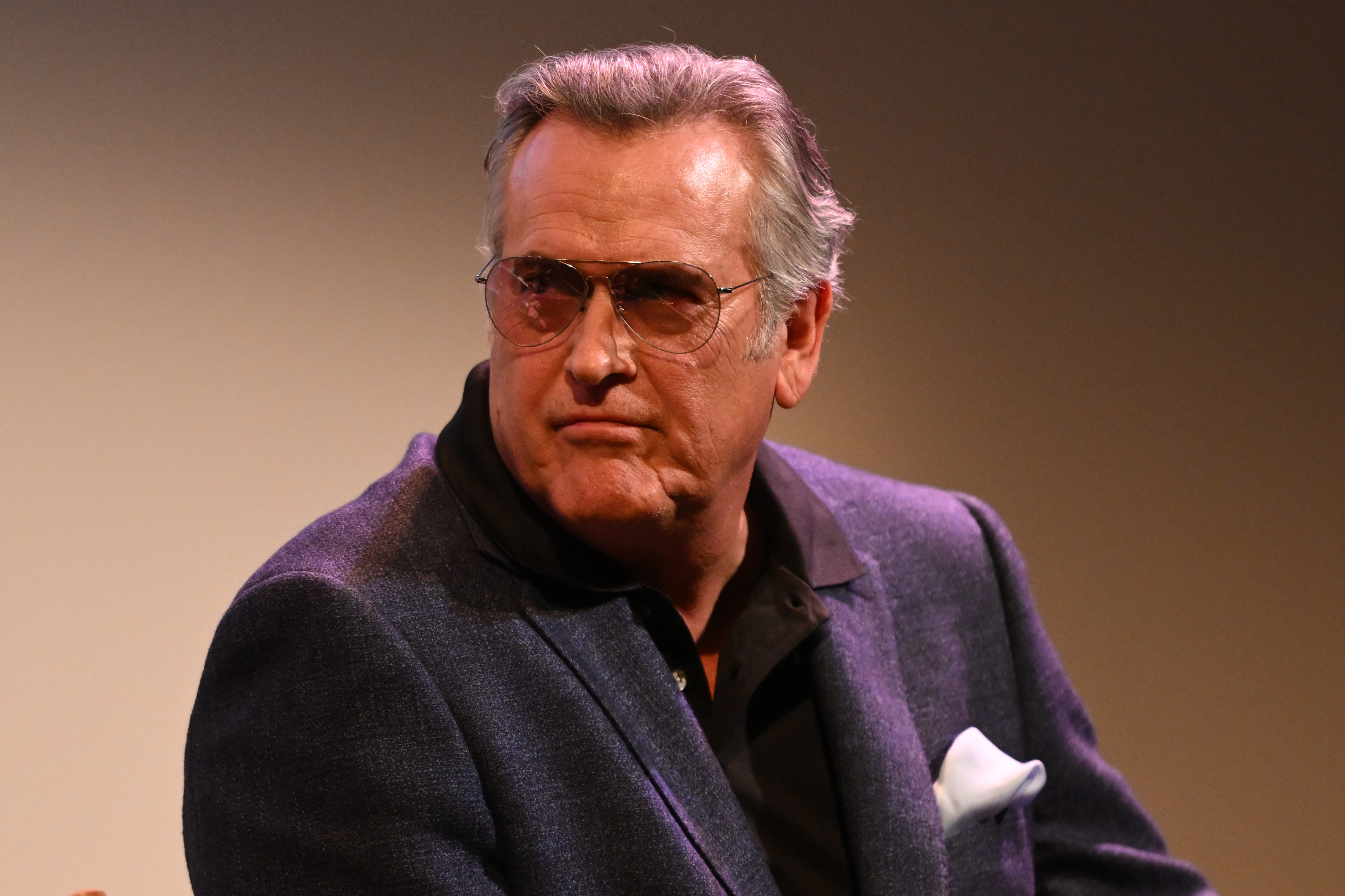 Actor Bruce Campbell says he was diagnosed with a 'treatable' but not 'curable' cancer