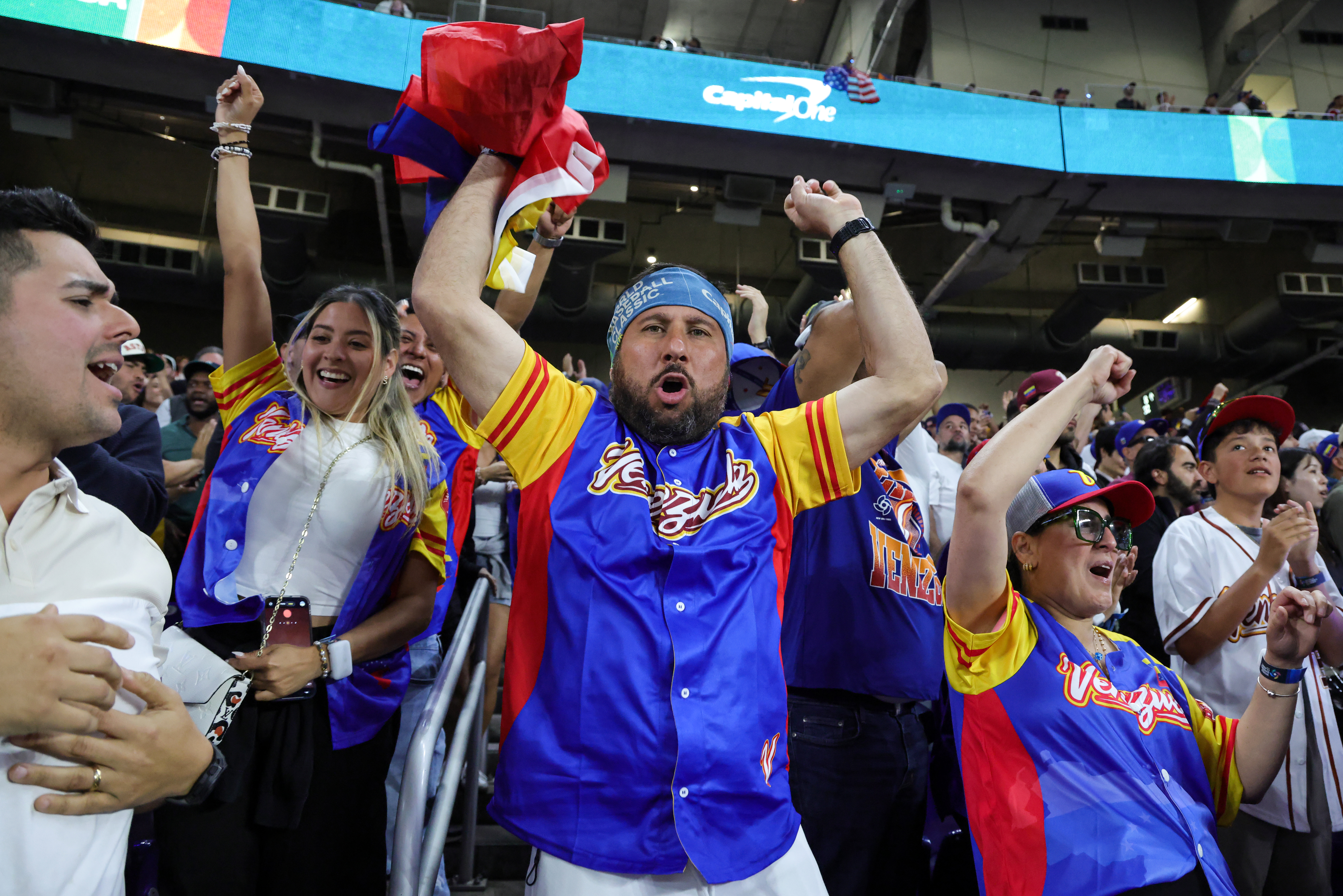 In Miami for the WBC final, Venezuelan fans had plenty to celebrate as their team won the title