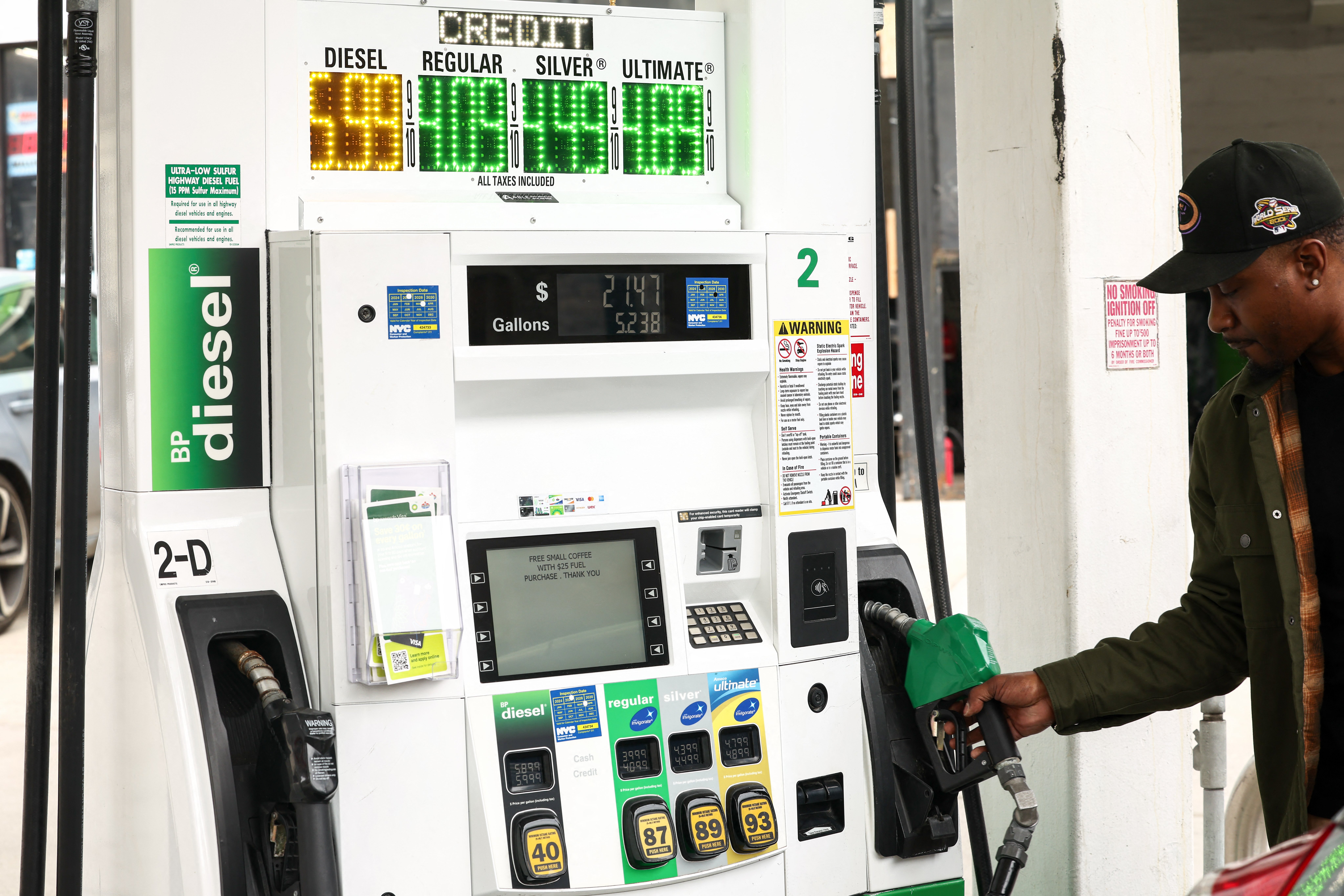 Inflation rises to a 3-year high on spiking gas prices, squeezing Americans financially