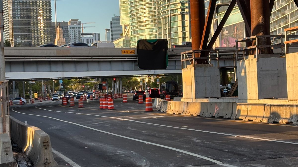 Construction worker killed in fall from I-395 onto Biscayne Boulevard, FHP says