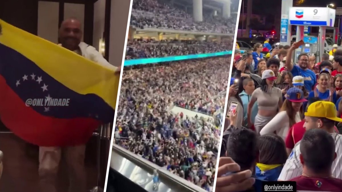 WATCH: Venezuela fans in Miami celebrate World Baseball Classic triumph over USA