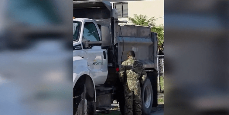 Miami Police ID man who they say was caught on video fleeing stolen dump truck