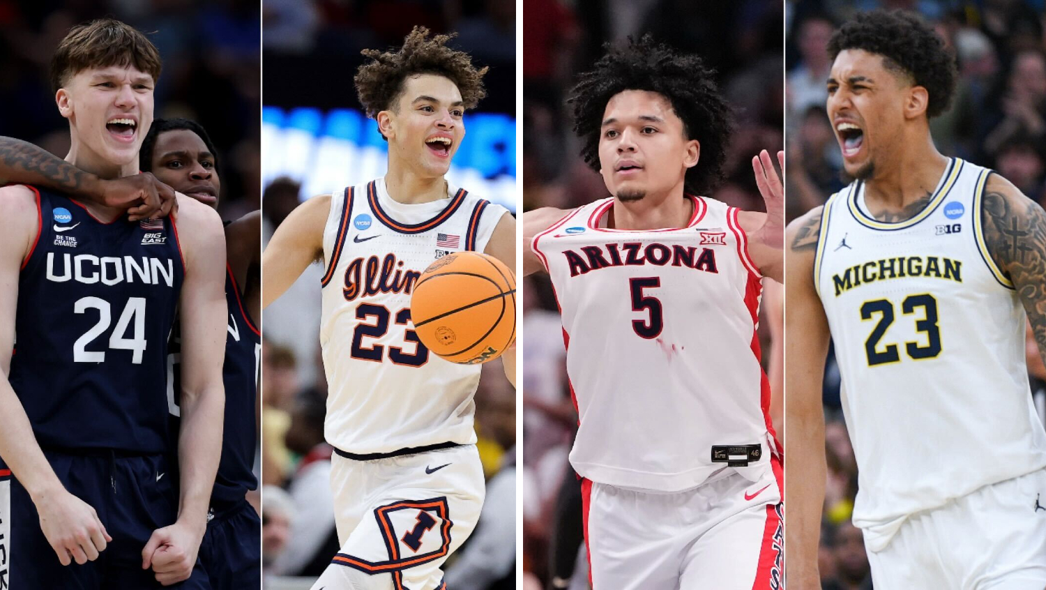 Men's March Madness Final Four: Here are the matchups, schedule, more
