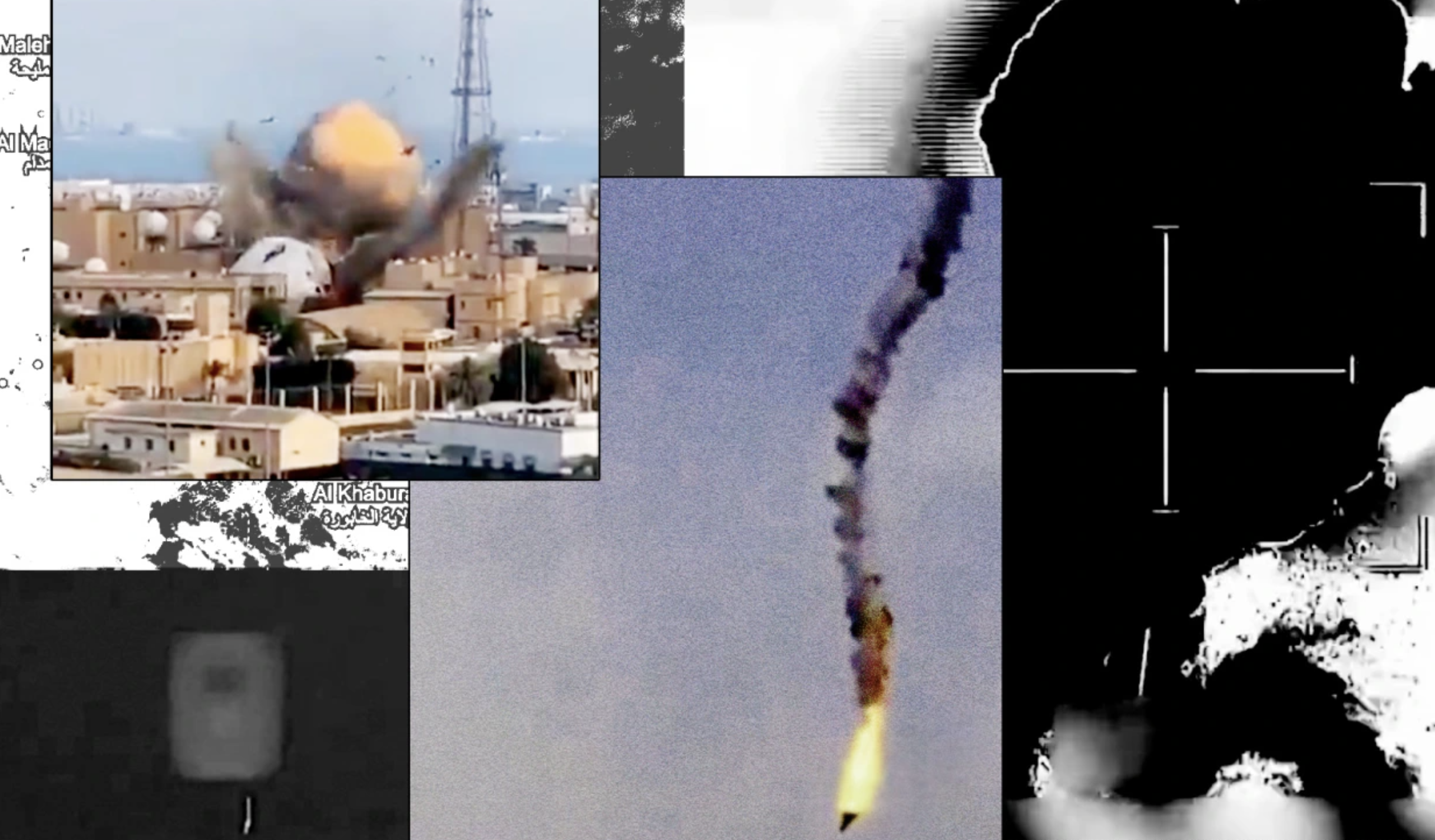 Videos and satellite images show Iran's drone army puncturing U.S. and allied defenses