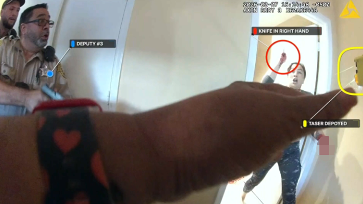Bodycam video shows Miami-Dade deputy fatally shoot woman armed with knife