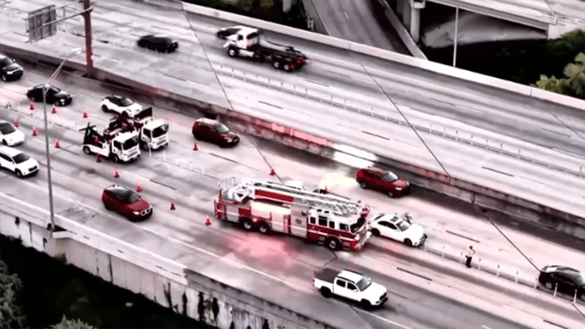 3 crashes snarl traffic on I-95 southbound in Miami-Dade – NBC 6 South ...