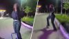 Bodycam shows foot chase of dancer accused of attacking strip club manager with pole