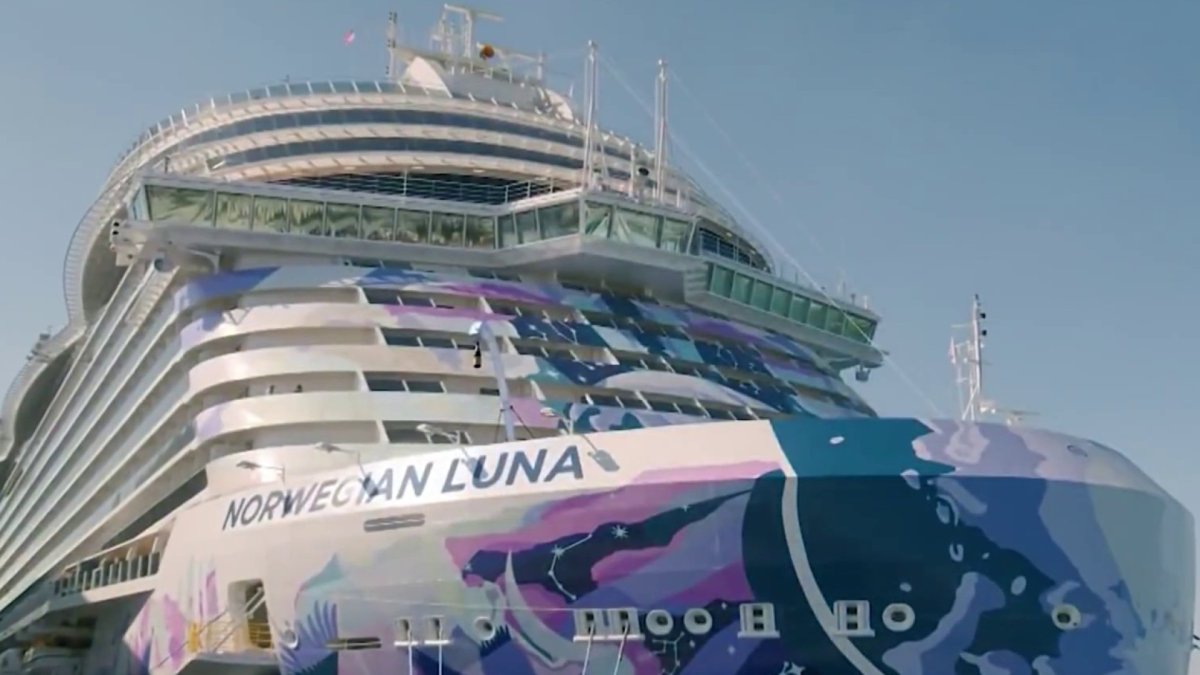 Luna, Norwegian Cruise Line's latest ship and ‘resort at sea,' docks at PortMiami