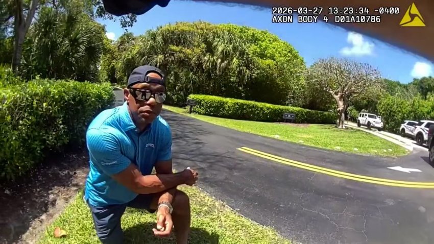 Video shows moments after Tiger Woods' Florida crash that led to DUI arrest – NBC 6 South Florida